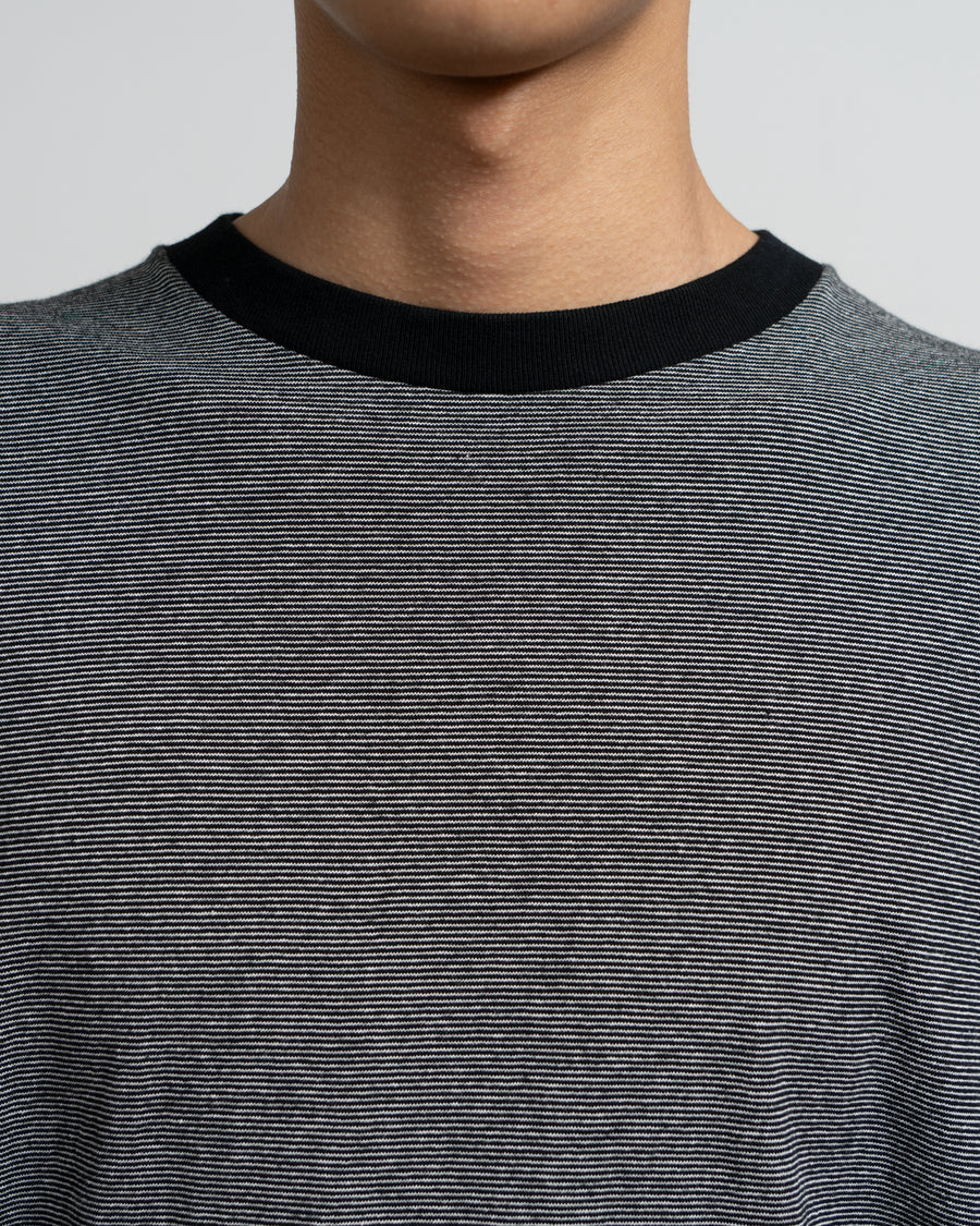 Gradient Border Long Sleeve Tee