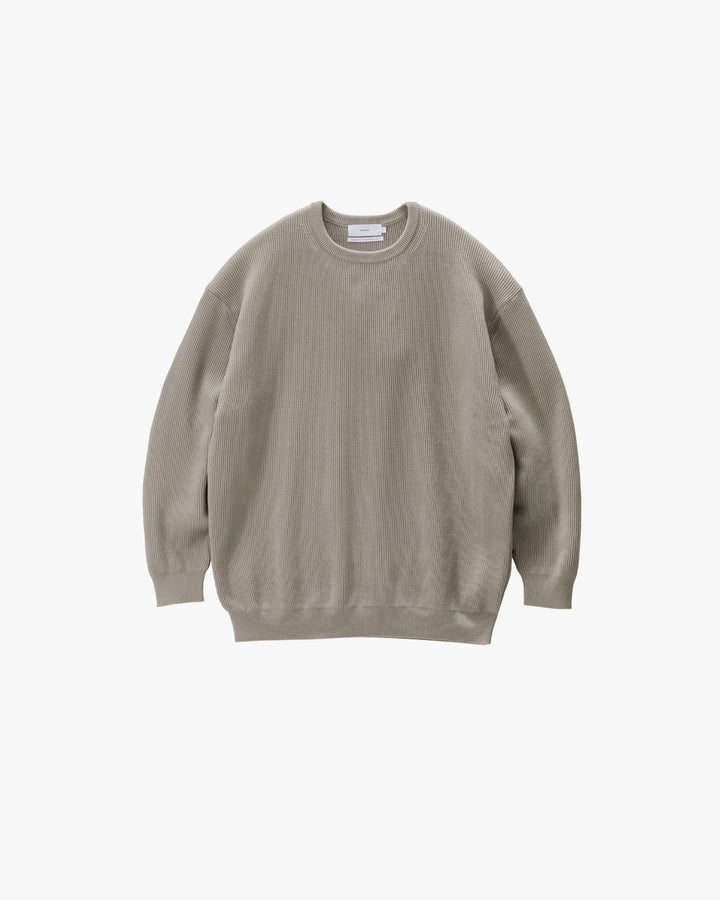 High Density Crew Neck Knit