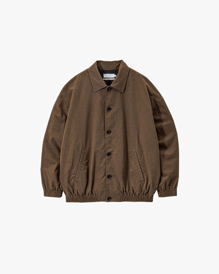 Cotton Wool Poplin Oversized Blouson