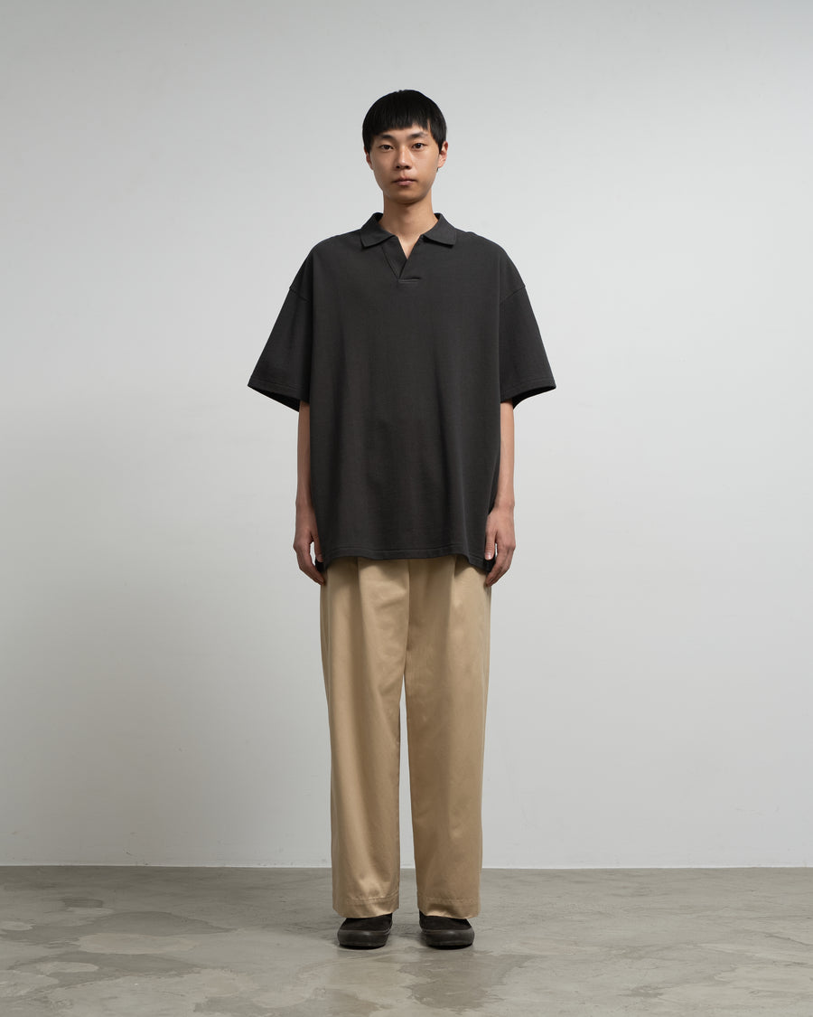 トップス graphpaper Cotton Pique Jersey S/S Polo Cotton Pique Jersey S/S Skipper Polo – Graphpaper