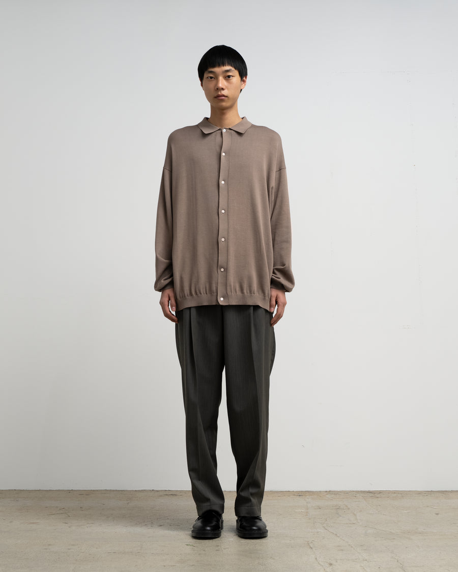 SALE- Suvin High Gauge Knit Oversized L/S Shirt – Graphpaper