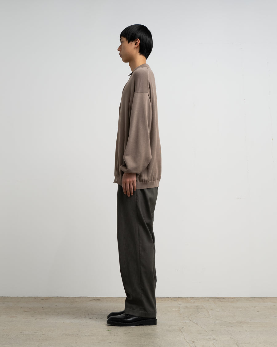 SALE- Suvin High Gauge Knit Oversized L/S Shirt – Graphpaper
