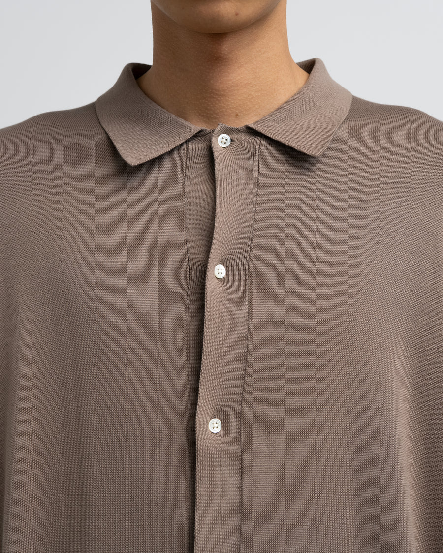 トップス Graphpaper / Suvin High Gauge Knit SALE- Suvin High Gauge Knit Oversized L/S Shirt – Graphpaper