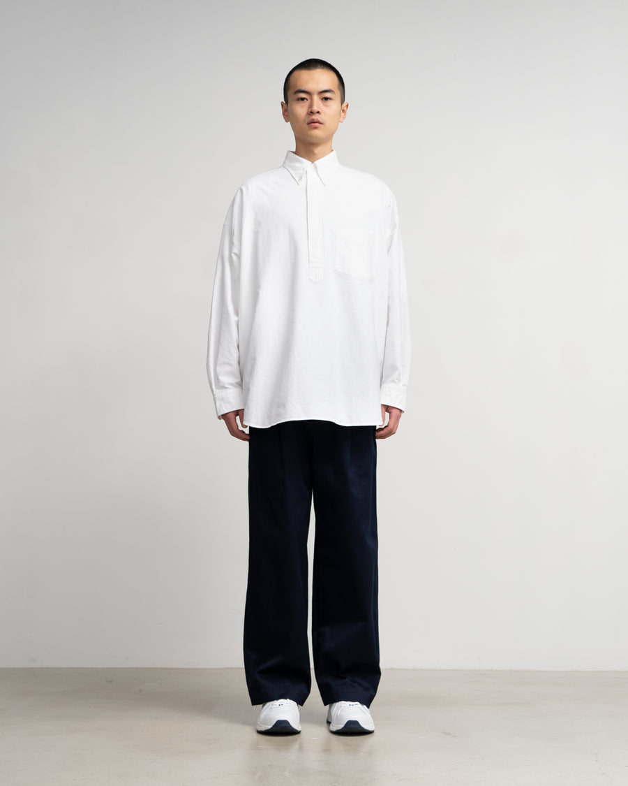 Oxford L/S Oversized BD Pullover Shirt