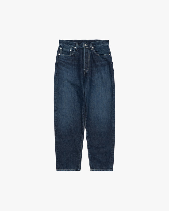 Selvage Denim Five Pocket Tapered Pants -DARK FADE-