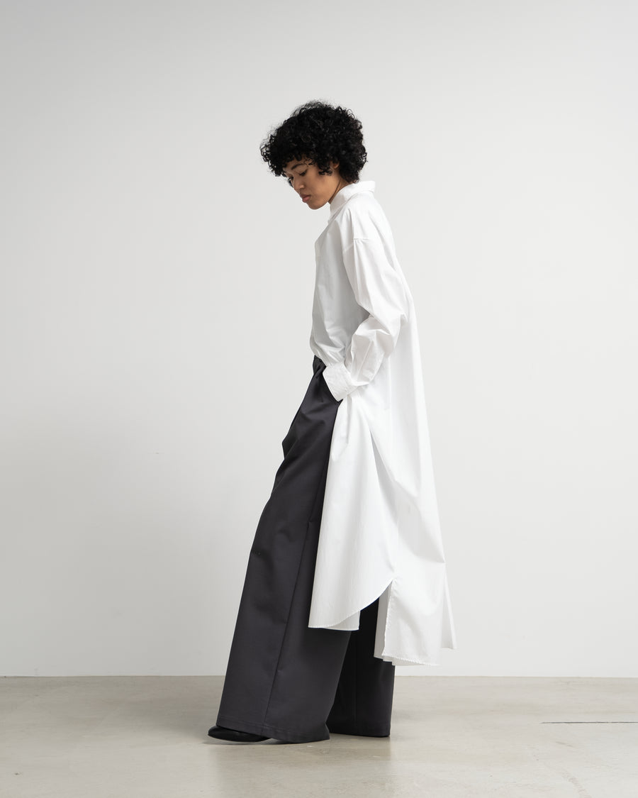 Compact Ponte Two Tuck Wide Pants