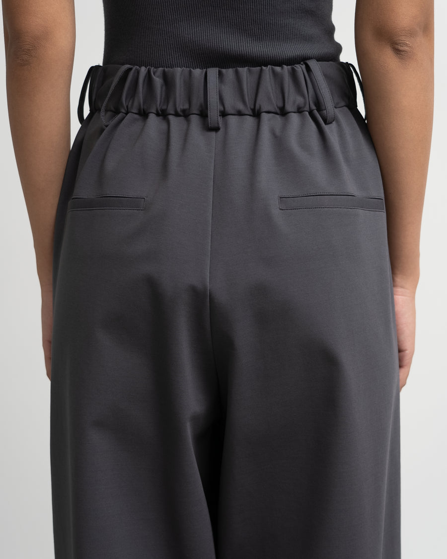 Compact Ponte Two Tuck Wide Pants