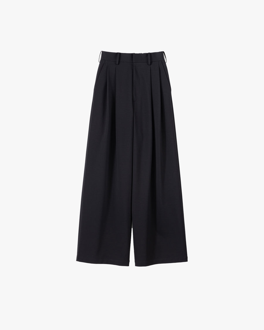 Compact Ponte Two Tuck Wide Pants