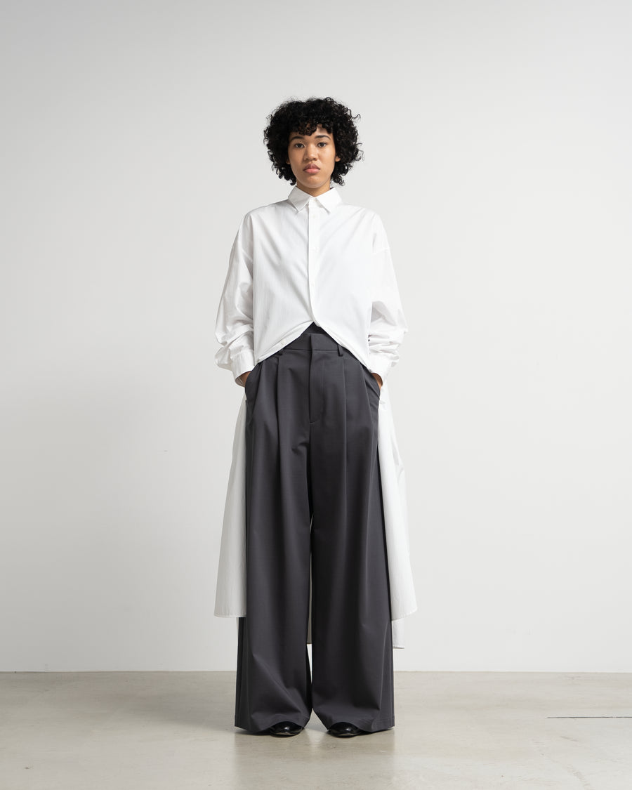 Compact Ponte Two Tuck Wide Pants