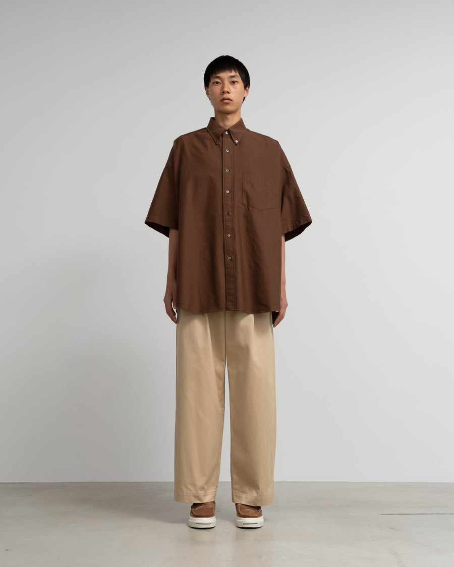 Oxford S/S Oversized B.D Shirt