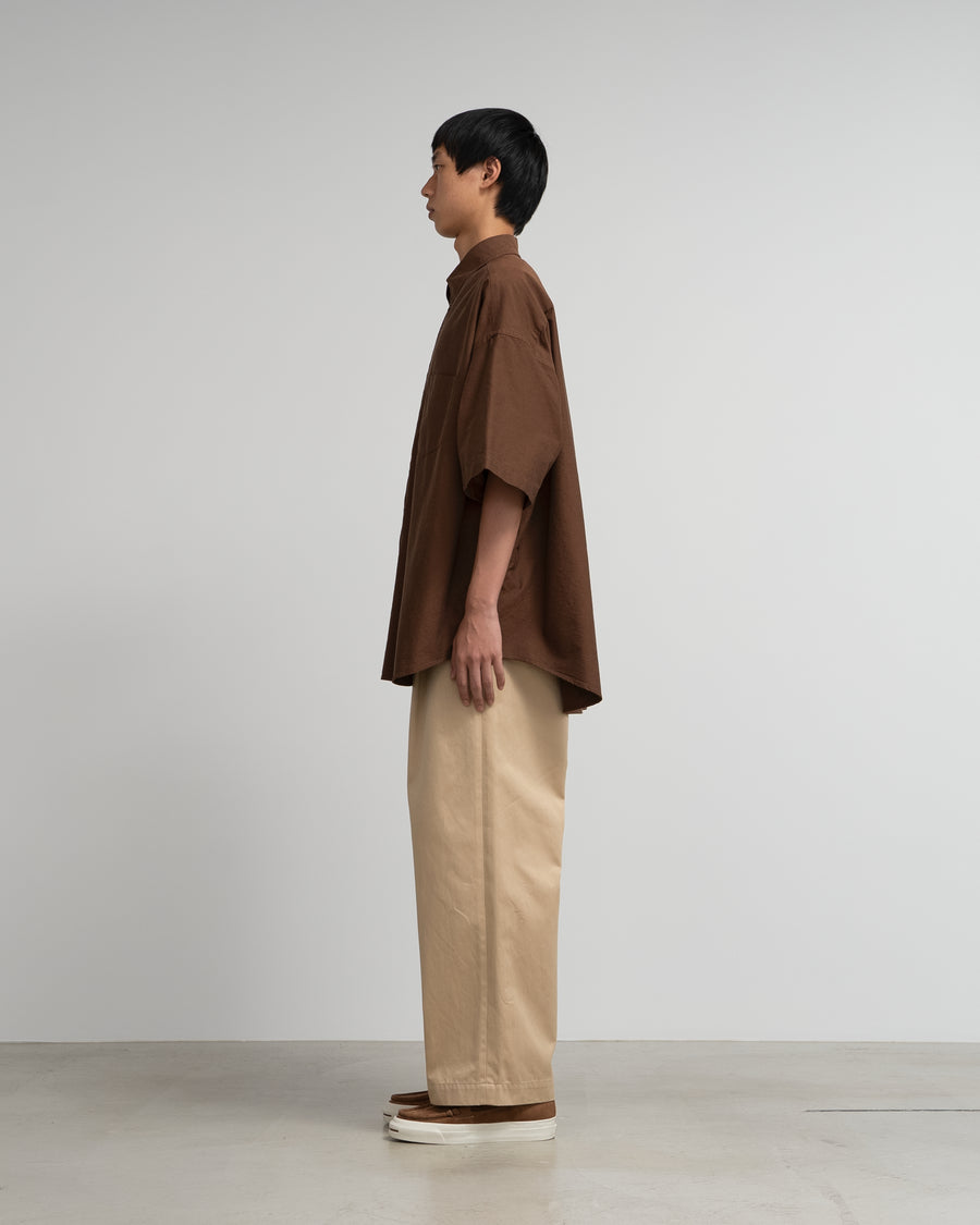 Oxford S/S Oversized B.D Shirt