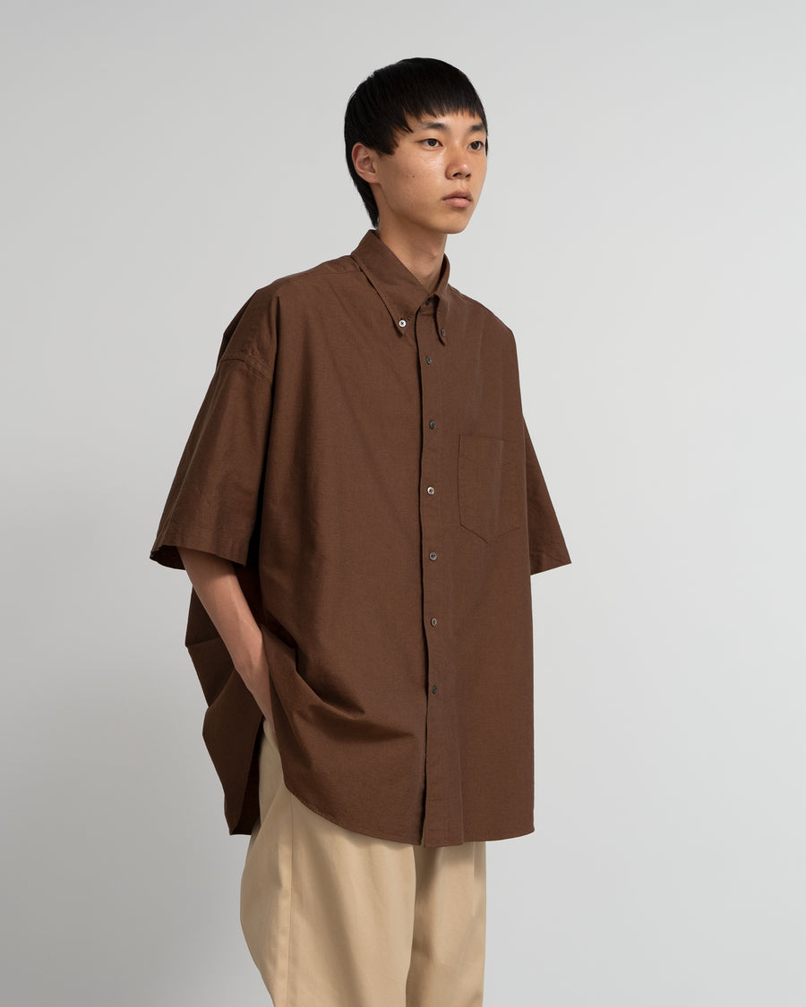 Oxford S/S Oversized B.D Shirt