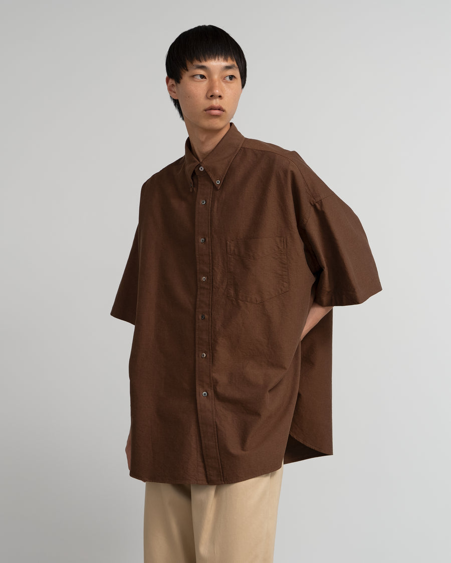 Oxford S/S Oversized B.D Shirt