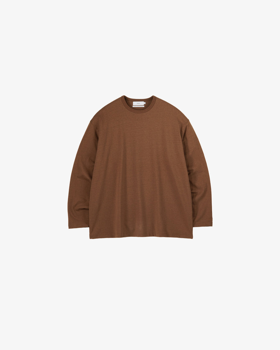 Recycled Cotton Jersey L/S Tee