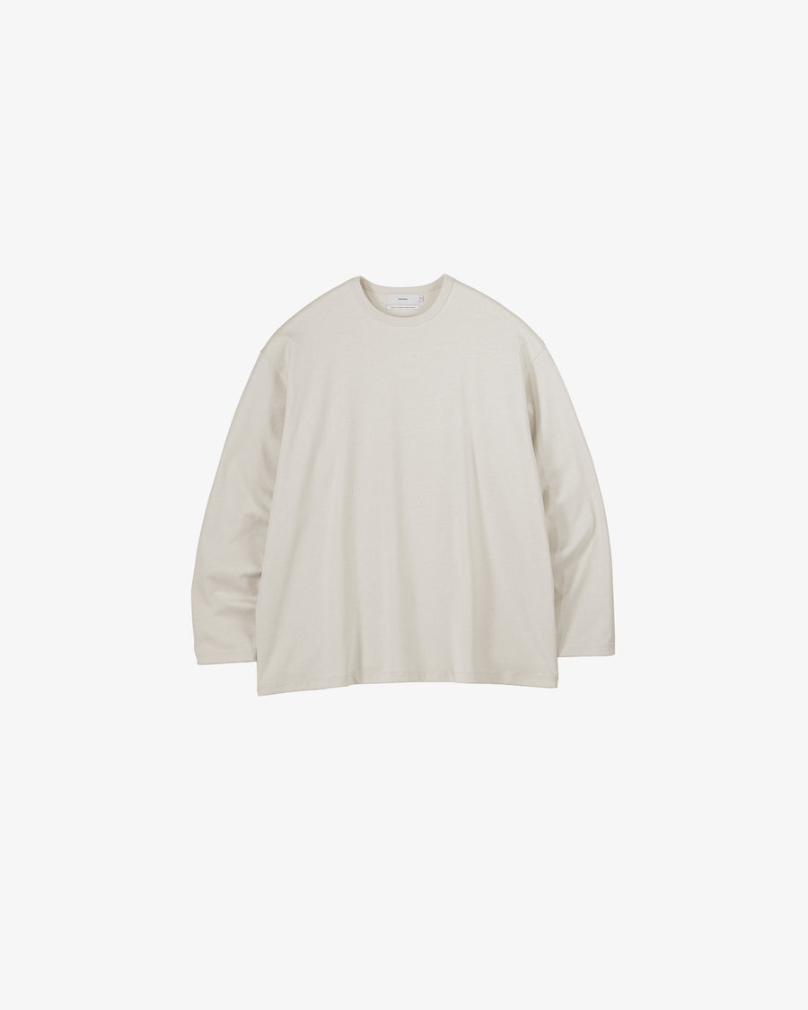 Recycled Cotton Jersey L/S Tee