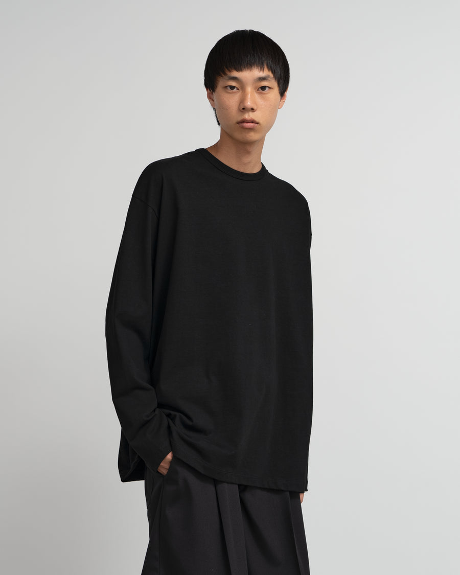Recycled Cotton Jersey L/S Tee