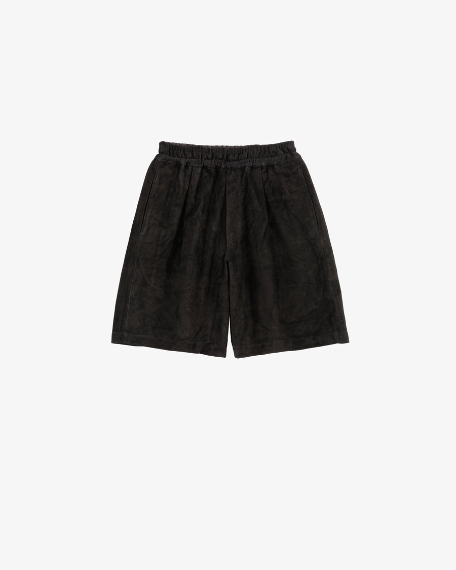 Goat Suede Wide Shorts