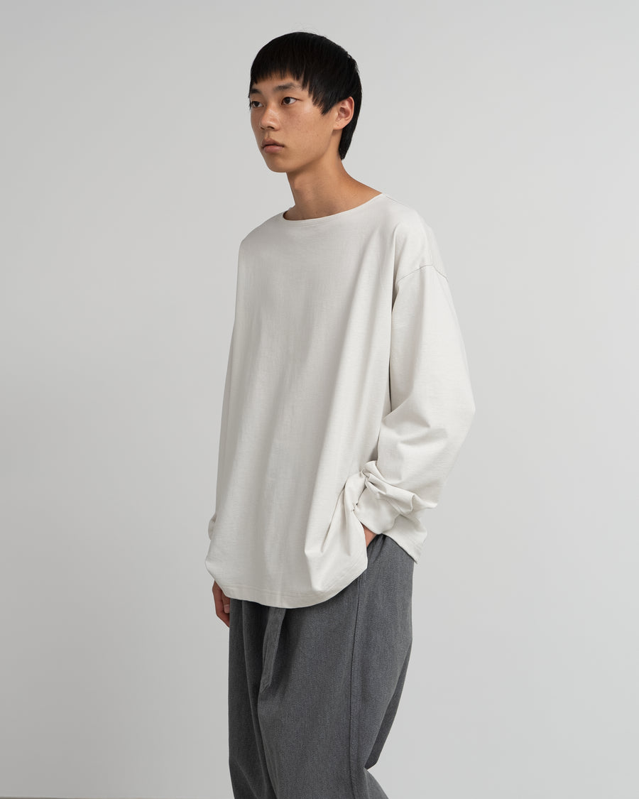 Recycled Cotton Jersey Boat Neck